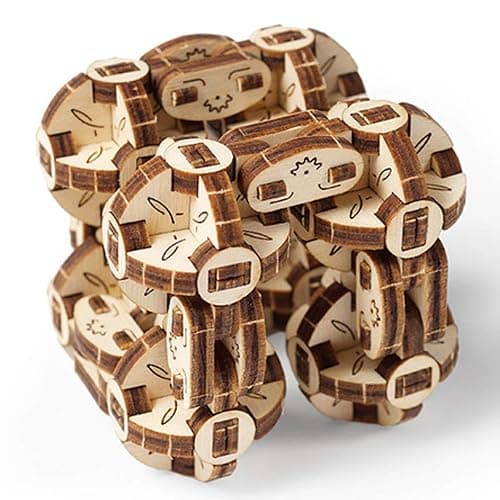 UGears Flexi-Cubus, Mechanical Anti-stress Puzzle - Image 1
