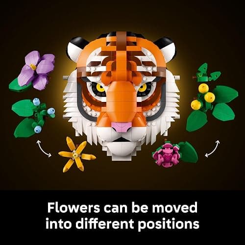 LEGO Art The Fauna Collection – Tiger, Building Set for Adults 18+ - New Home or Housewarming Gift Idea - Collectible DIY Kit for Men and Women Who Enjoy Arts and Crafts - 31217 thumbnail 4
