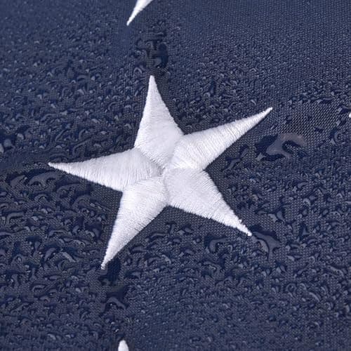 Large American Flags for Outside 6x10 FT, US Flag High Wind with Embroidered Stars, Sewn Stripes, Brass Grommets, Durable USA Flag Outdoor thumbnail 4