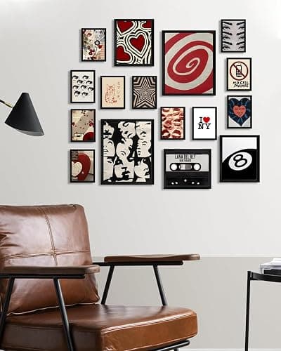 ASTRDECOR Y2k-Poster für Schlafzimmer, Innenstadt-Mädchen, ästhetische Bilder, Vintage-Kokett-Wand-Collage-Set, Y2K-Raumdekoration für Teenager-Mädchen, Retro-Rockstar-Poster, Wanddekoration, thumbnail 8
