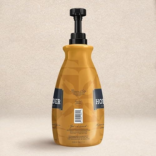 Classic Caramel Café Sauce by Hollander Chocolate Co. | For Caramel Lattes & Deserts | Perfect for the Professional or Home Barista - Net Wt. 91oz (64 fl Oz) Large Bottle (PUMP Included) | For Caramel Lattes & Desserts, American Cane Sugar & Sea Salt, GMO-Free, Gluten/Soy-Free, Corn-Syrup Free thumbnail 3