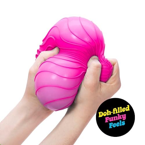 Schylling: Ripples Super NeeDoh - Surprise Style! (1) 4.25" Toy in Assorted Neon Colors & Textures, Doh-Filled, Stress Reliever, Squish-Squeeze-Pull thumbnail 8