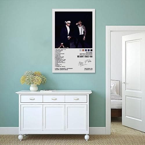 OYWEHECE Metro Boomin & Future Poster Music Poster We Don't Trust You Album Cover Posters for Room Aesthetic Canvas Wall Art Bedroom Decor 12x18inch(30x45cm), Unframe-style-3 thumbnail 4