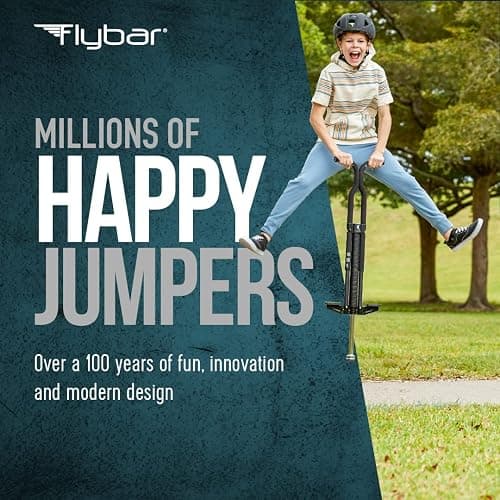 Flybar Master Pogo Stick for Kids Ages 9+, 80–160 lbs – Easy Grip Handles – Active Exercise Toy for Tweens & Teens – Outdoor Toy with Non-Slip Foot Pegs for Boys and Girls – No Assembly Needed thumbnail 2