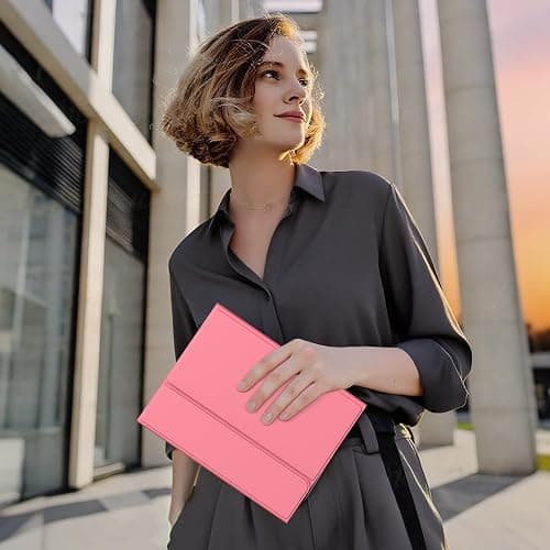 BQDIYOO Case for iPad 11th/10th Generation with Keyboard, 11-inch A16 & 10.9 inch 7 Colors Backlit Wireless Bluetooth Keyboard Case with Pencil Holder, Cover for iPad 11/10 Gen 2025/2022, Red thumbnail 8