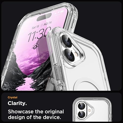 AICase for iPhone 17 Case Clear with Magsafe Heavy Duty Drop Protection Full Body Rugged Shockproof/Dust Proof Triple Layer Transparent Military Protective Tough Durable for iPhone 17 6.3"_1 thumbnail 8