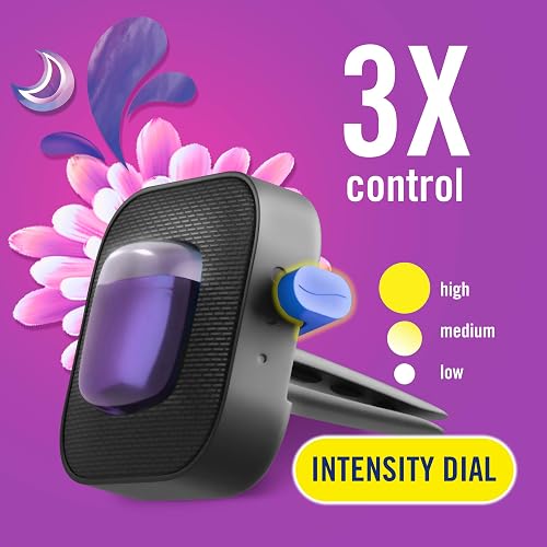Febreze Car Air Freshener Vent Clip Gain Moonlight Breeze Scent, .07 oz. Car Vent Clip, Pack of 3 and Stay-Fresh Storage Case thumbnail 3