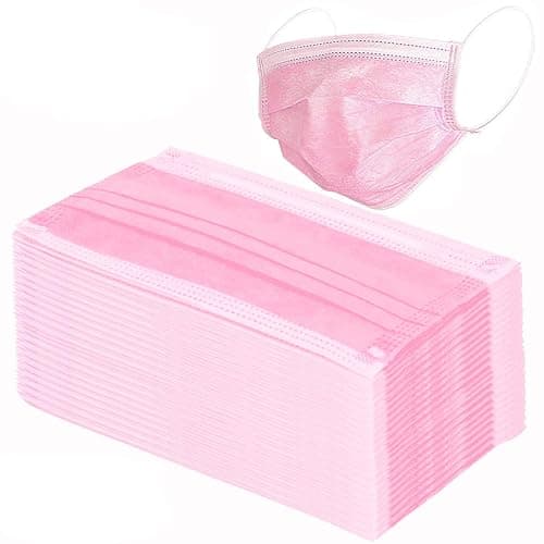 Disposable Face Masks (Pink) - Image 1