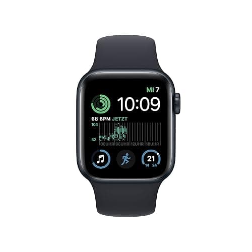 Apple Watch SE (2. Generation) (GPS, 40mm) - Aluminiumgehäuse Mitternacht mit Sportarmband Mitternacht - Regular (Generalüberholt) thumbnail 2