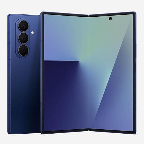 Samsung Galaxy Z Fold7 Cell Phone, 256GB AI Smartphone, Unlocked Android, AI Photo Edits, Large Screen, Long Battery Life, 2025, US 1 Yr Manufacturer Warranty, Blue Shadow - Image 1