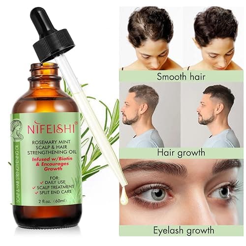 Aceite de romero para el cabello 60 ml, Rosemary Oil for Hair Growth, aceite esencial romero orgánico thumbnail 6