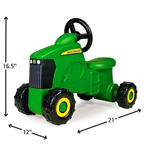 John Deere Ride On Toys Sit 'N Scoot Activity Tractor for Kids Ages 18 Months and Up, Green thumbnail 3