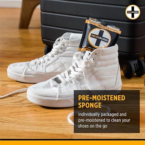 SneakERASERS Instant Sneaker Cleaner Sponge, Effective Shoe Cleaning for White Sneakers, Tennis Shoes - thumbnail 3