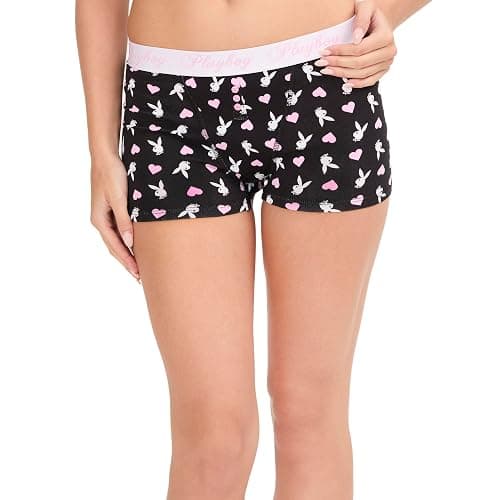 Playboy Women's Juniors Ladies Bunny Print Underwear and Sports Bra Sets in Sizes XXS-XL thumbnail 5