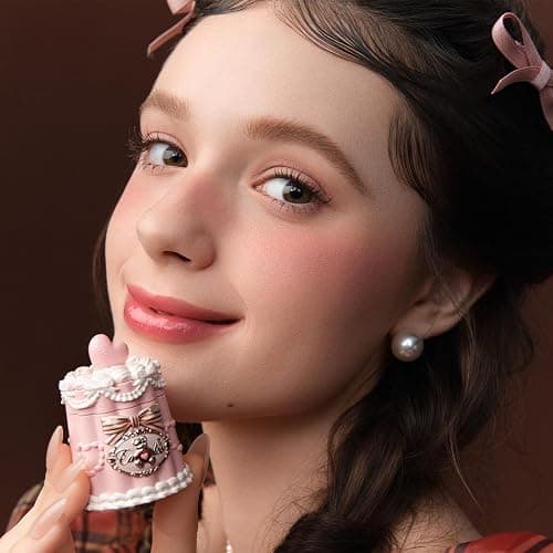 Flower Knows The Sweetie Bear Coating Lip Jelly,Soft Moisturizing Tinted Lip Gloss with Botanicals,Lightweight Non-Sticky Pink Lips Plumper,Cruelty-Free,0.18 oz(JE05 Tiered Dress) thumbnail 5