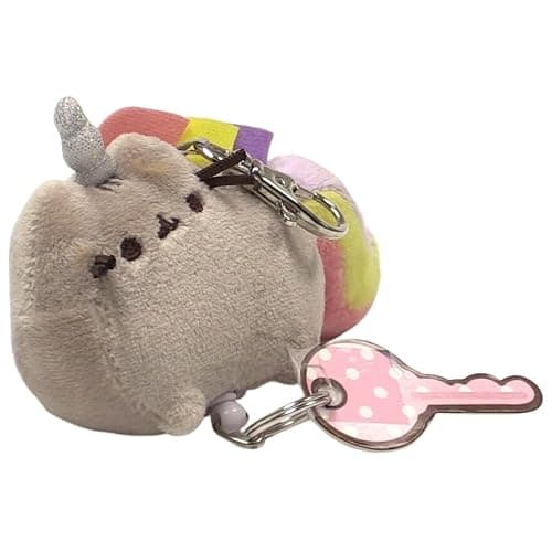 GUND Pusheen the Cat Pusheenicorn Retractable Key Holder, Unicorn Plush Keychain For Ages 8 and Up, 3” thumbnail 2