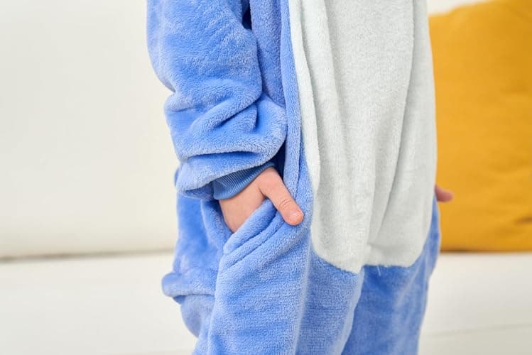 xinhauli Unisex Kids Flannel Animal Onesie Pajamas - Cosplay Costume for Halloween and Home thumbnail 4