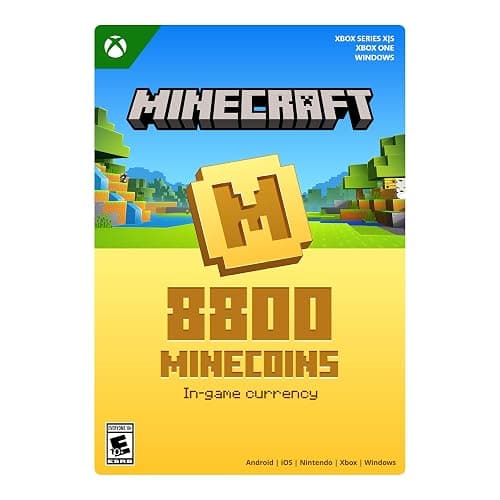 Minecraft: Minecoins Pack: 8800 Coins [Digital Code] - AMAZON EXCLUSIVE - Image 1