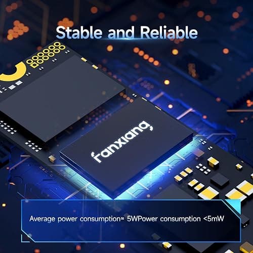 Fanxiang 1TB NVMe SSD PCIe Gen4 M.2 Internal Gaming SSD for PS5, Up to 4800 MB/s, 3D NAND SLC Cache Solid State Drive Upgrade Storage for PC/Laptops S690Q thumbnail 6