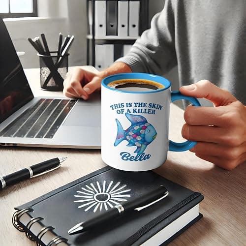 XKZGSZB This Is The Skin Of A Killer Bella, Funny Office Home Ceramic Coffee Mug Tea Cup, Movie fans Vampire Romance Fan Mug, Gifts for Men Women Friend Bestie Coworker Boss, Movie Fans Gifts thumbnail 5