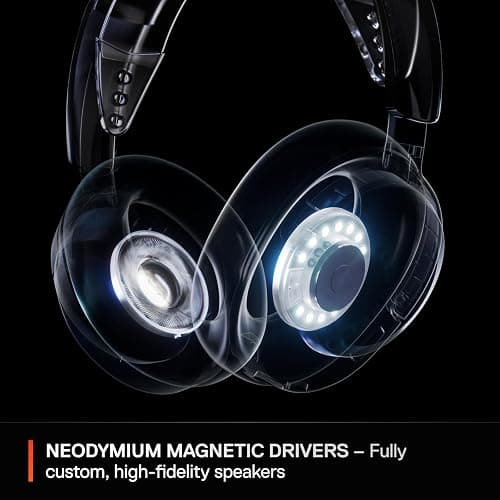 SteelSeries Arctis Nova 3X Wireless Multi-Platform Gaming Headset — Mobile App Control — 40 HR Battery — Neodymium Magnetic Drivers — 2.4GHz/Bluetooth — Xbox, PS5, PC, Switch, Mobile — White thumbnail 6