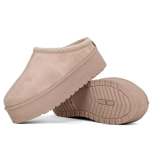 LUNATECH Womens Slippers Warm Winter Slippers Mules Platform Fluffy Slippers Fur Slipper Outdoor Thermal House Shoes For Ladies thumbnail 6