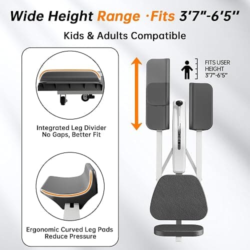 Split Machine, Leg Stretcher Machine to Improve Flexibility and Quality of Stretching, Equipment Suitable for Ballet, Cheerleading Dance, Gymnastics and Other Sports thumbnail 5