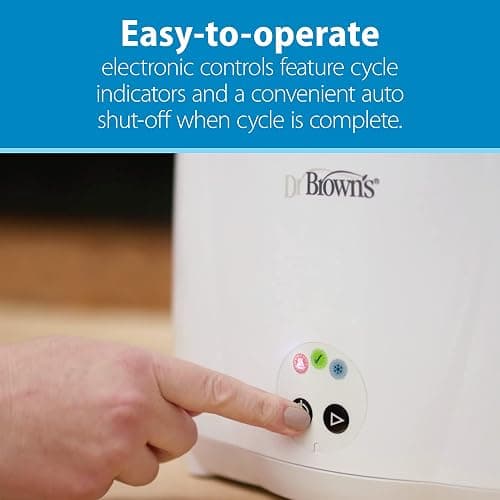 Dr. Brown’s Deluxe Electric Sterilizer for Baby Bottles and Other Baby Essentials thumbnail 6