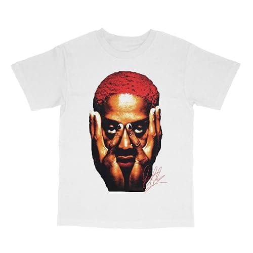 BLNKLV Basketball Legend The Worm 91 Face Streetwear Style T-Shirt Black thumbnail 3
