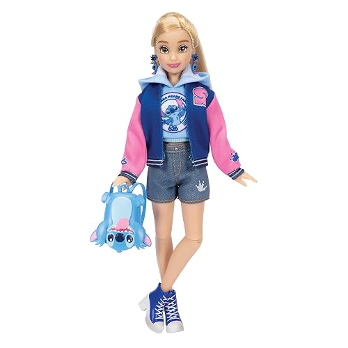 Disney ILY 4ever Fashion Dolls Stitch Inspired with Varsity Jacket 11.5" Tall with 13 Points of Articulation, Two Complete Mix-and-Match Outfits and a Shiny Mickey Ring for You to Wear! thumbnail 3