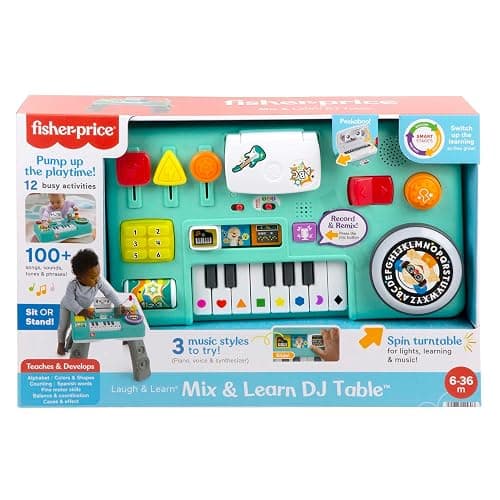 Laugh & Learn Mix & Learn DJ Table - English thumbnail 6