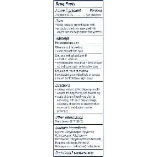 Aquaphor Baby Diaper Rash Paste with Zinc Oxide, Talc Free, 3.5 OZ | Zinc Oxide Baby Diaper Rash Paste Provides Immediate Relief, Treatment and Prevention, Hypoallergenic, Talc Free thumbnail 6