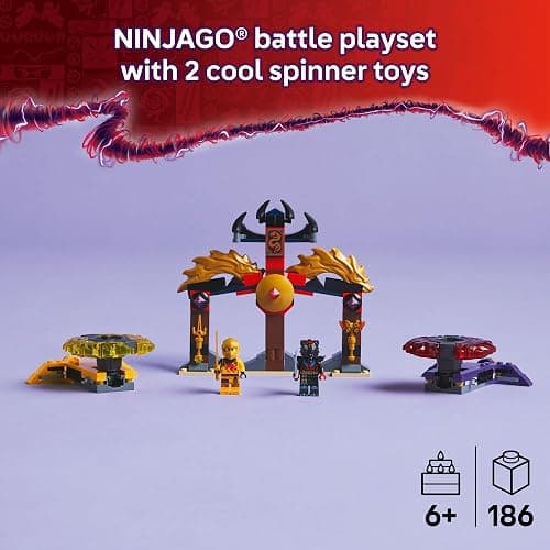 LEGO NINJAGO Dragon Spinjitzu Battle Pack - Spinning Blade Building Toy for Kids, Boys and Girls, Ages 6+ - with 2 Minifigures - Gift Idea for Birthdays - 71826 thumbnail 3