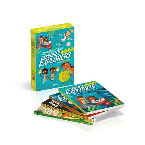 Adventures with The Secret Explorers: Collection One: 4-Book Box Set of Educational Fiction Chapter Books Books - Image 1