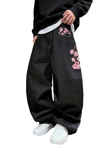 Mrmall Jeans for Men Baggy Jean Loose Fit Denim Trousers Skater Jeans Y2k Clothing - Image 1