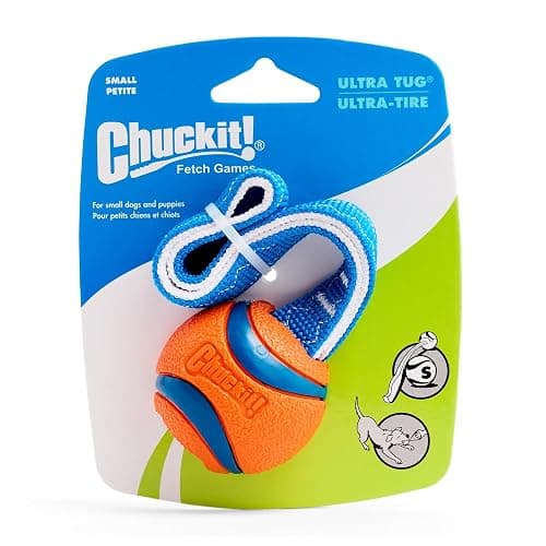 Chuckit! Ultra Tug Dog Toy, Small Fetch and Dog Ball Tug Toy for Dogs 0-20 Pounds thumbnail 2