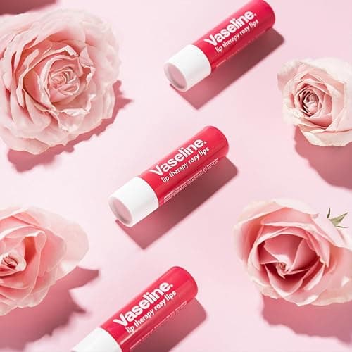 Vaseline Lip Therapy Rosy Lips 8-Pack – Moisturizing Lip Balm, Tinted, 0.16 Oz Ea thumbnail 8