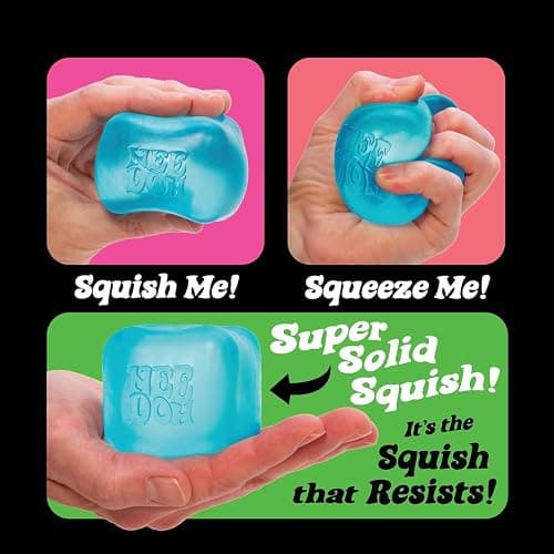 Schylling NeeDoh Nice Cube -Sensory Squeeze Toy with Super Solid Squish - 2.25" Cube thumbnail 5
