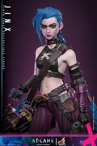 Hot Toys TMS137 LOL: Arcane Jinx 1/6 Scale Collectible Figure thumbnail 4