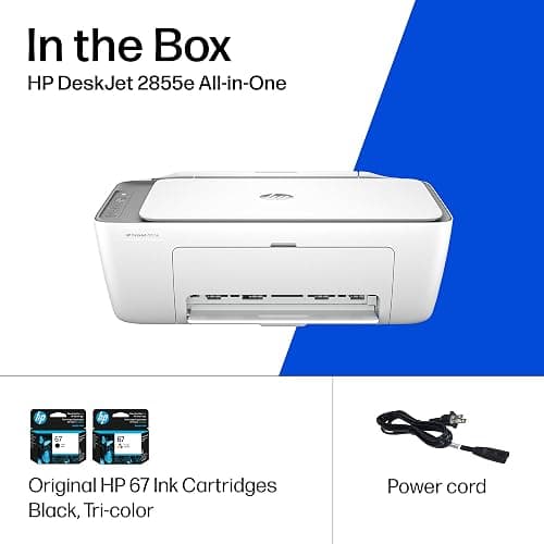 HP DeskJet 2855e Wireless All-in-One Color Inkjet Printer, Scanner, Copier, Best-for-home, 3 month Instant Ink trial included. This printer is only 2.4 ghz capable. (588S5A) thumbnail 11