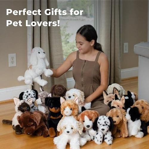 The Petting Zoo Ballerina Scruffy Dog Stuffed Animal, Dance Gifts, 10 in | Ballerina Scruffy Dog by Zoologee. Great for birthdays and dance recital gifts for girls thumbnail 11