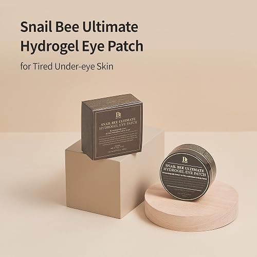 BENTON Snail Bee Ultimate Hydrogel Eye Patch (60pcs) - Hydrating | Snail Mucin | Reusable & Cooling Eye Patches thumbnail 3