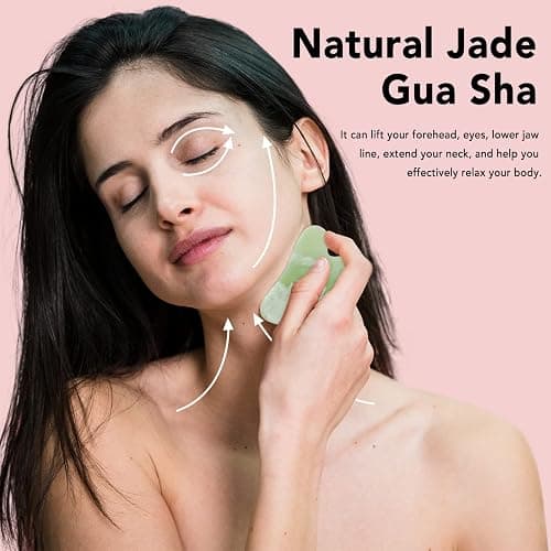 huefull Ice Roller for Face with 2 Rollers and Gua Sha Facial Tools, Face Roller for Self Care, Guasha Tool for Face, Puffiness Relief, Skin Care Gifts for Woman Men, Self Care Gifts thumbnail 6