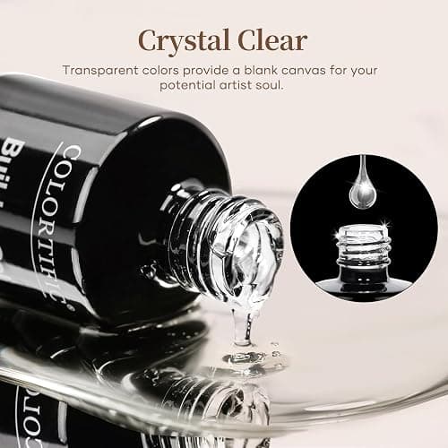 COLORTIFIC Builder Nail Gel, 2 Pcs 15ml 7 in 1 Clear Builder Gel for Nails Strengthener Apex Thickening Extension Rhinestone Glue in a Bottle thumbnail 6