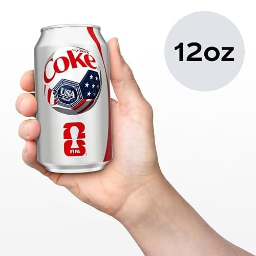 Diet Coke Soda Soft Drink Cans, 12 fl oz, 12 Pack thumbnail 5