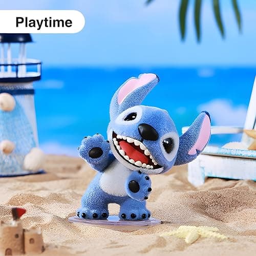 MINISO Disney Lilo & Stitch Flocked Plush Toy Surprise Box Figure Model Stitch Blind Box Toy Collectible Toy Surprise Figures for Room Decorations, Birthday Gifts (Random) thumbnail 8
