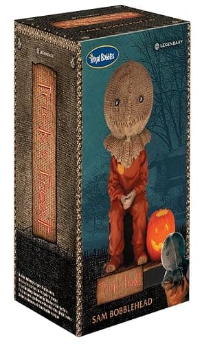 Royal Bobbles Trick 'R Treat Sam Sitting Collectible Bobblehead Statue thumbnail 8
