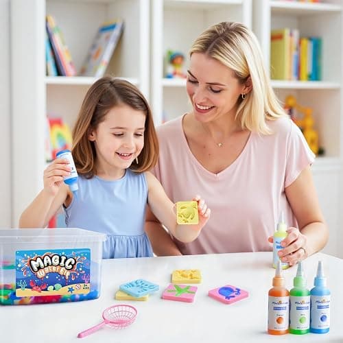 Magic Water Elf Toy Kit - 20 Magic Gels Aqua Water Fairy Pets - DIY Squishy Maker Toys - Creative Art Crafts Kits for Kids Activities - Birthday Gifts for Girls Boys Ages 6 7 8 9 10 Years Old thumbnail 2
