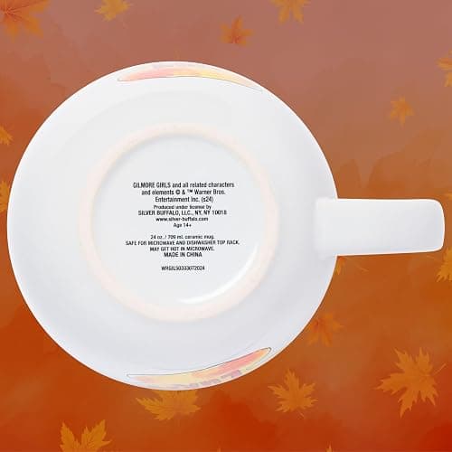 Silver Buffalo Gilmore Girls Luke's Diner Logo Ceramic Soup Mug, 24 Ounces thumbnail 8
