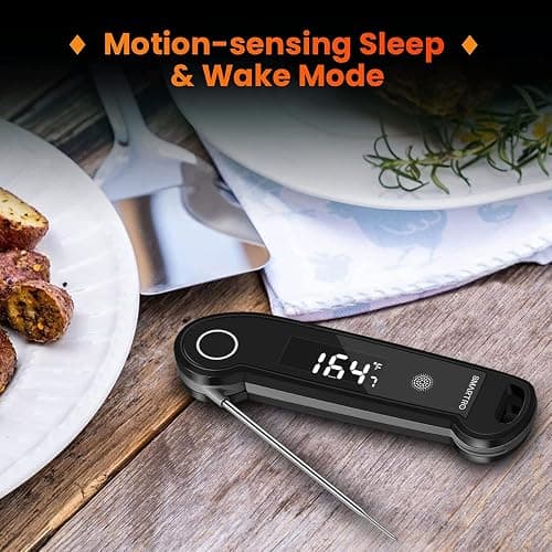 SMARTRO ST49 Digital Thermocouple Instant-Read Meat Thermometer | with Ambidextrous Backlit for Food, Grilling, BBQ, Kitchen Cooking, Oil Deep Frying and Candy thumbnail 7